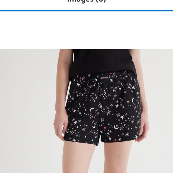 Joyspun  Womens Night Star Print Sleep Shorts Boxers Loungewear PJs Sz XL - Picture 1 of 6
